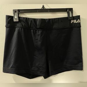 FILA Spandex shorts. Black. Medium
